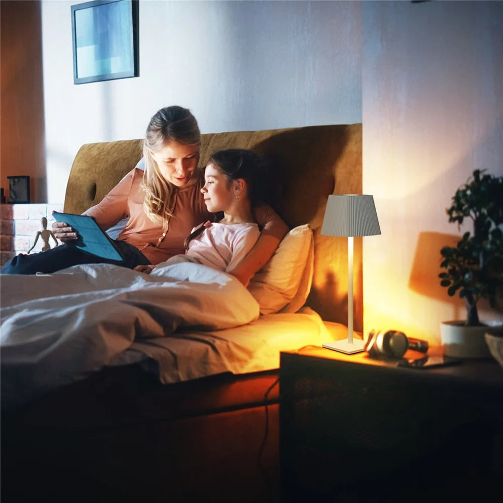 ML-G06 Eye Protection Desk Light Stepless Dimmable Table Lamp, 4000mAh Battery - White - 6