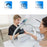 M12X 56cm Touch Control Foldable Desk Nail Light 3 Color Temperature LED Half Moon Lamp - White / US Plug - 7