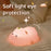 A002 Cute Hippo Baby Soft Silicone LED Night Lamp Rechargeable Bedside Tap Light - 3