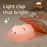A002 Cute Hippo Baby Soft Silicone LED Night Lamp Rechargeable Bedside Tap Light - 4