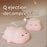 A002 Cute Hippo Baby Soft Silicone LED Night Lamp Rechargeable Bedside Tap Light - 6
