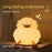 A009 Cute Duck Soft Silicone LED Night Lamp Rechargeable Bedside Pat Control Light (CE, ROHS, FCC, CPC Certified) - 7