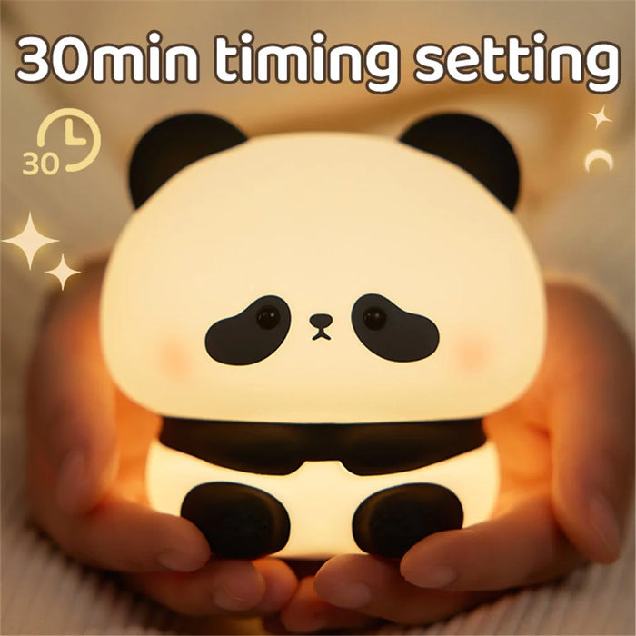 Warm Light Dimmable Cartoon Panda Night Lamp Kids Room Decor (CE, ROHS, FCC, CPC Certification) - 6