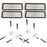 4PCS Side Brush + 4PCS Filters Kit for Robo Rock S5 S6 Xiaowa E2 E3 E4 Xiaomi 1 1S Vacuum Cleaner - 1