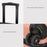 Adult Student 20-Inch Suitcase PC+ABS 34x24x50cm Lock Design Carry On Luggage - Grey - 4
