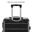 24-Inch Checked Luggage Case Pull Trolley Bag Suitcase Baggage, 39x26x64cm - Black - 4