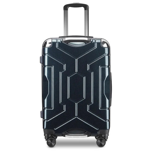 24-Inch Checked Luggage Case Trolley Carry-On Suitcase Baggage, 42x25x63cm - Green - 1