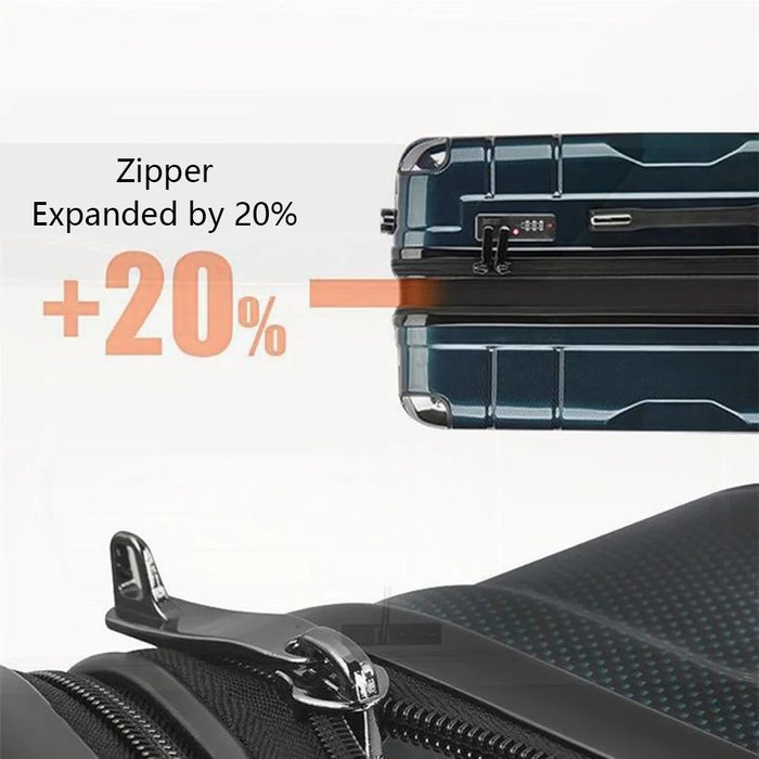 24-Inch Checked Luggage Case Trolley Carry-On Suitcase Baggage, 42x25x63cm - Green - 5