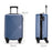 Stripe Design 20-inch ABS+PP Suitcase Silent Universal Wheels Travel Trolley Case, 36x23x50cm - Black - 5