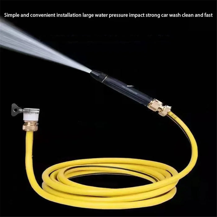Car Washing Spray Nozzle High Pressure Vehicle Cleaning Watering Flushing Spray Gun with 15m Water Hose - 7