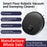 OB12 3-In-1 Smart Sweeping Vacuum Cleaner Robot Rechargeable Floor Sweeper with UV Light - Black - 2