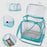 FHH-009 Portable Bird Bag Foldable Nylon Mesh Oxford Cloth Small Pet Bird Gift Carrying Bag - Green - 3