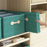 Large Capacity Cotton Linen Storage Box Drawer Style Clothes Organizer, 41x24x18cm, Size M - Green - 5