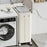 Foldable Laundry Hamper with Lid and Wheels Large Capacity Clothes Storage Basket Size M - 2