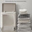 Foldable Laundry Hamper with Lid and Wheels Large Capacity Clothes Storage Basket Size M - 5