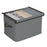 25L Home Foldable Storage Box with Lid Non-Woven Fabric Clothes Organizer Closet Wardrobe Container - 1