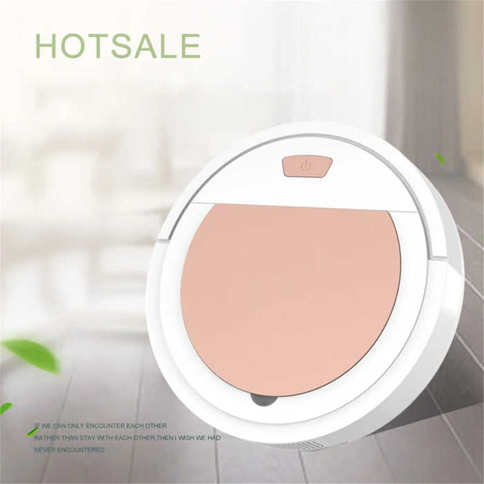 SDJ-08 Robot Vacuum Cleaner Auto Rechargeable Dry Wet Sweeping Machine Smart Floor Vacuum Cleaner - White - 2