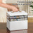 JOYBOS Household 3-Layer Large Capacity Medicine Box Family First Aid Kit Multi-Compartment Storage Organizer - 5