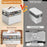 JOYBOS Household 3-Layer Large Capacity Medicine Box Family First Aid Kit Multi-Compartment Storage Organizer - 6