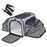 Portable Pet Carrier with Shoulder Strap Large Capacity Travel Expandable Tote Bag for Cats Dogs Gift, Size M - Grey+Blue - 1