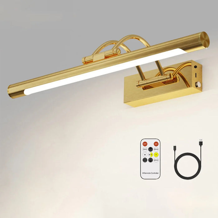 Remote Control Picture Light Stepless Dimmable Wireless Mirror Lamp for Artwork  /  Paintings - 1