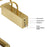 Remote Control Picture Light Stepless Dimmable Wireless Mirror Lamp for Artwork  /  Paintings - 3