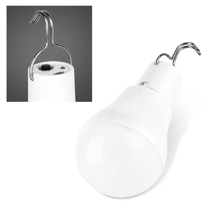 Portable Solar Powered Light Bulb for Outdoor Camping Hanging Tent Lamp - 2