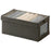 Size XL Clear Window Oxford Fabric Foldable Storage Box with Lid for Closet Clothes Organizer, 44 x 25 x 20cm - Grey - 1