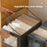 Size XL Clear Window Oxford Fabric Foldable Storage Box with Lid for Closet Clothes Organizer, 44 x 25 x 20cm - Grey - 3