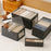 Size XL Clear Window Oxford Fabric Foldable Storage Box with Lid for Closet Clothes Organizer, 44 x 25 x 20cm - Grey - 6