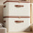 42L Foldable Organizer for Clothes Toys Underwear Washable Cotton Linen Storage Box with Lid - 7