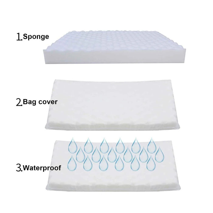 Dogs Cats Gift Bed L Size 100 x 60 x 16cm Pet Sofa with Removable Washable Cover All Seasons Comfort - Blue - 5