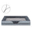 Dogs Cats Gift Bed XL Size 120 x 80 x 16cm Pet Sofa with Removable Washable Cover All Seasons Comfort - Light Grey - 1