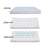 Dogs Cats Gift Bed XL Size 120 x 80 x 16cm Pet Sofa with Removable Washable Cover All Seasons Comfort - Light Grey - 5