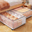 80x47x15cm Under Bed Storage Box with Wheels Large Capacity Clear Organizer for Clothes Bedding - 6