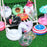 Inflatable Cup Holder Pool Float Watermelon Pineapple Donut Swan Fruit Pool Party Drink Holder - Pineapple - 3