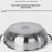C&E 30cm 3-Tier Steamer Pot 304 Stainless Steel Multi-Functional Soup Stockpot for Home Cooking (BPA Free, No FDA) - Silver - 6