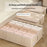 50x40x15cm Under Bed Storage Box Large Capacity Foldable Clothes Organizer with Handles - Beige - 2