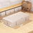50x40x15cm Under Bed Storage Box Large Capacity Foldable Clothes Organizer with Handles - Beige - 5