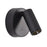 Y-05 USB Rechargeable Magnetic Wall Lamp 3W COB 3-Color Dimmable Touch Control Night Light - Black - 1