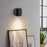 Y-05 USB Rechargeable Magnetic Wall Lamp 3W COB 3-Color Dimmable Touch Control Night Light - Black - 6