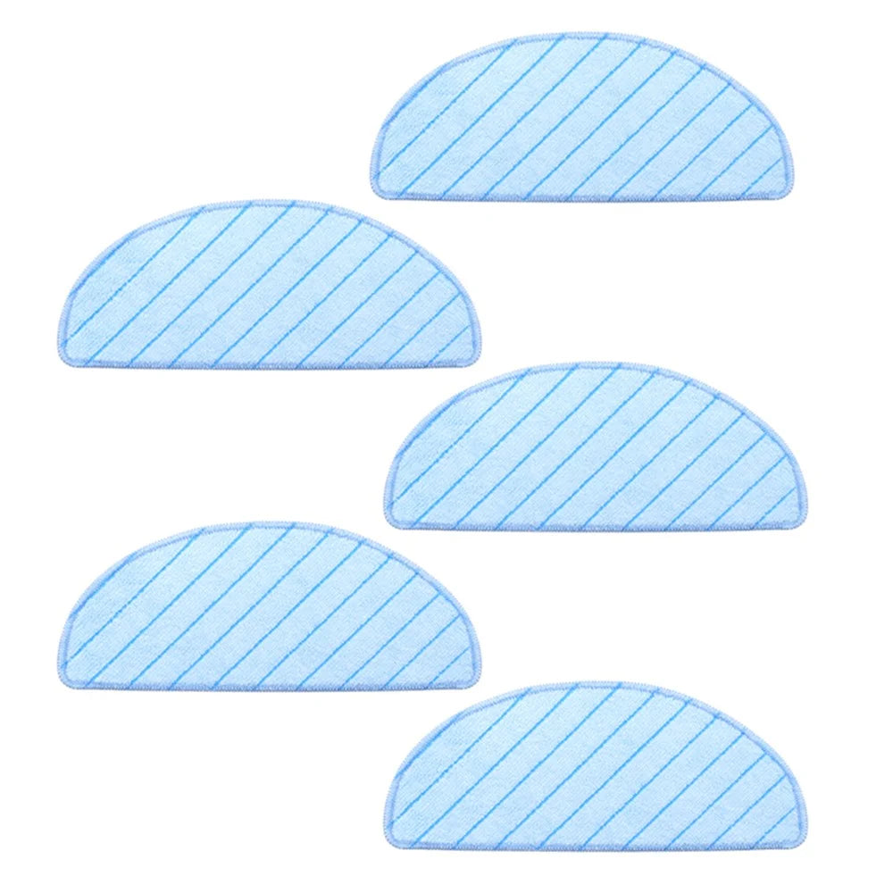 5Pcs/Set Spare Disposable Mop Cloth Disposable Microfiber Cleaning Pad for Ecovacs Deebot T9 AIVI T9 PRO T9 MAX T9 POWER - 1