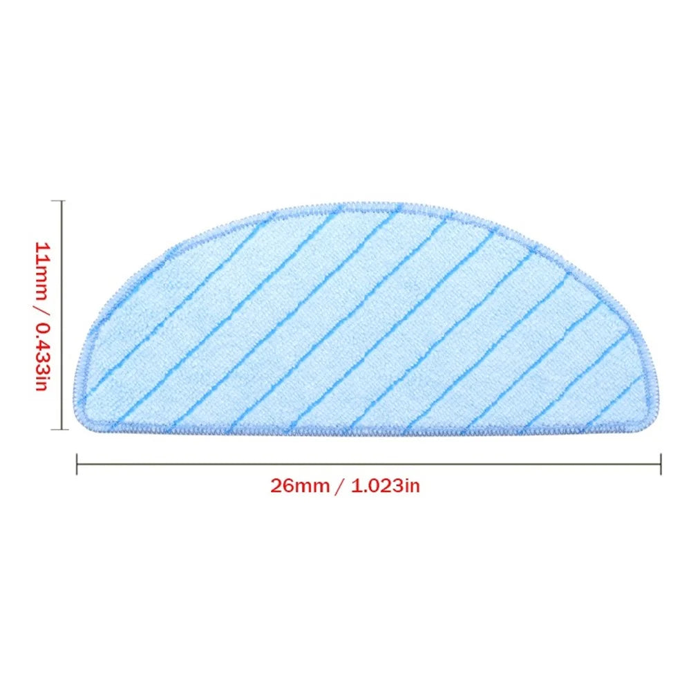 5Pcs/Set Spare Disposable Mop Cloth Disposable Microfiber Cleaning Pad for Ecovacs Deebot T9 AIVI T9 PRO T9 MAX T9 POWER - 6