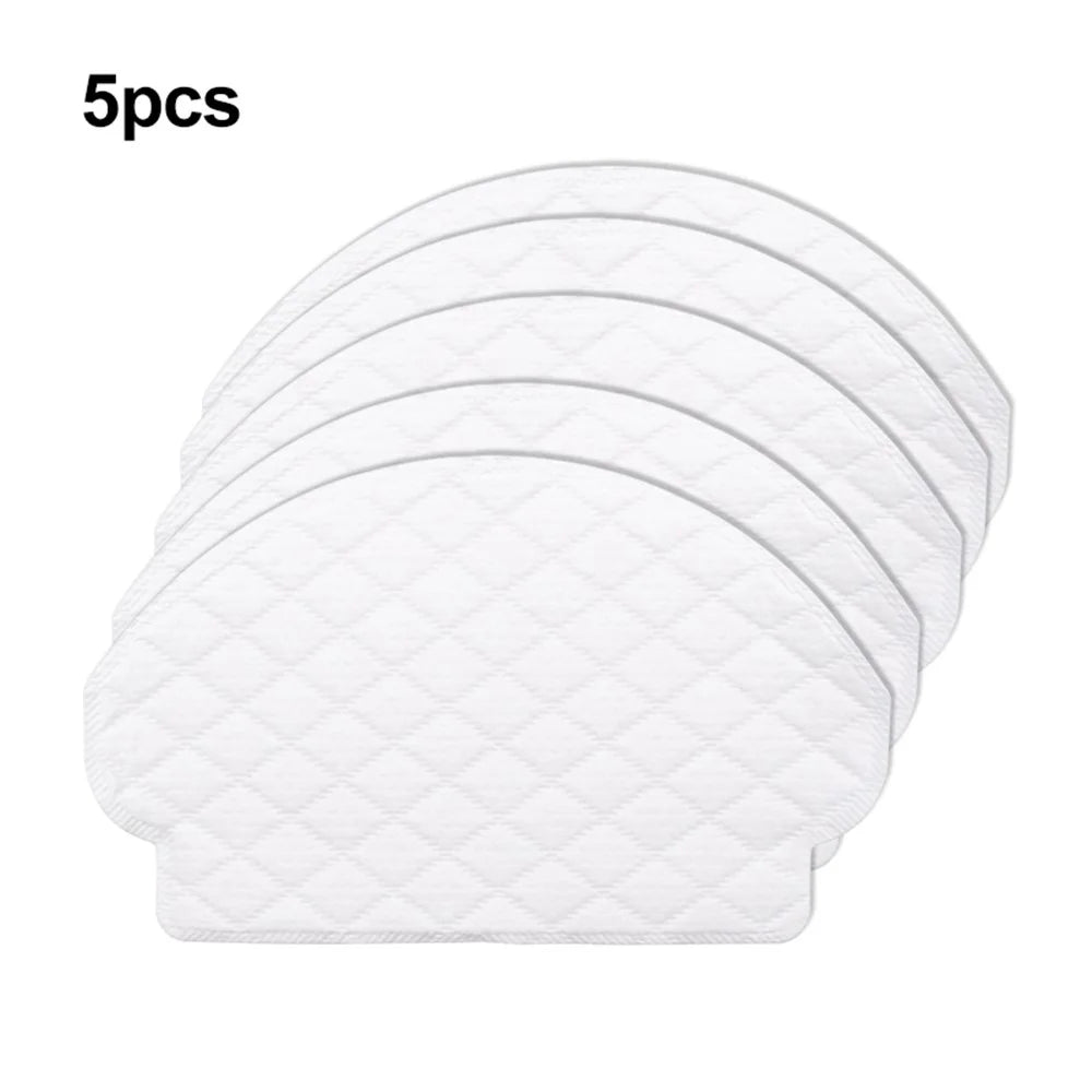 5Pcs Disposable Mop Rags for Ecovacs DX55/T5/T5 Max/T5 Hero Vacuum Cleaner Parts - 1