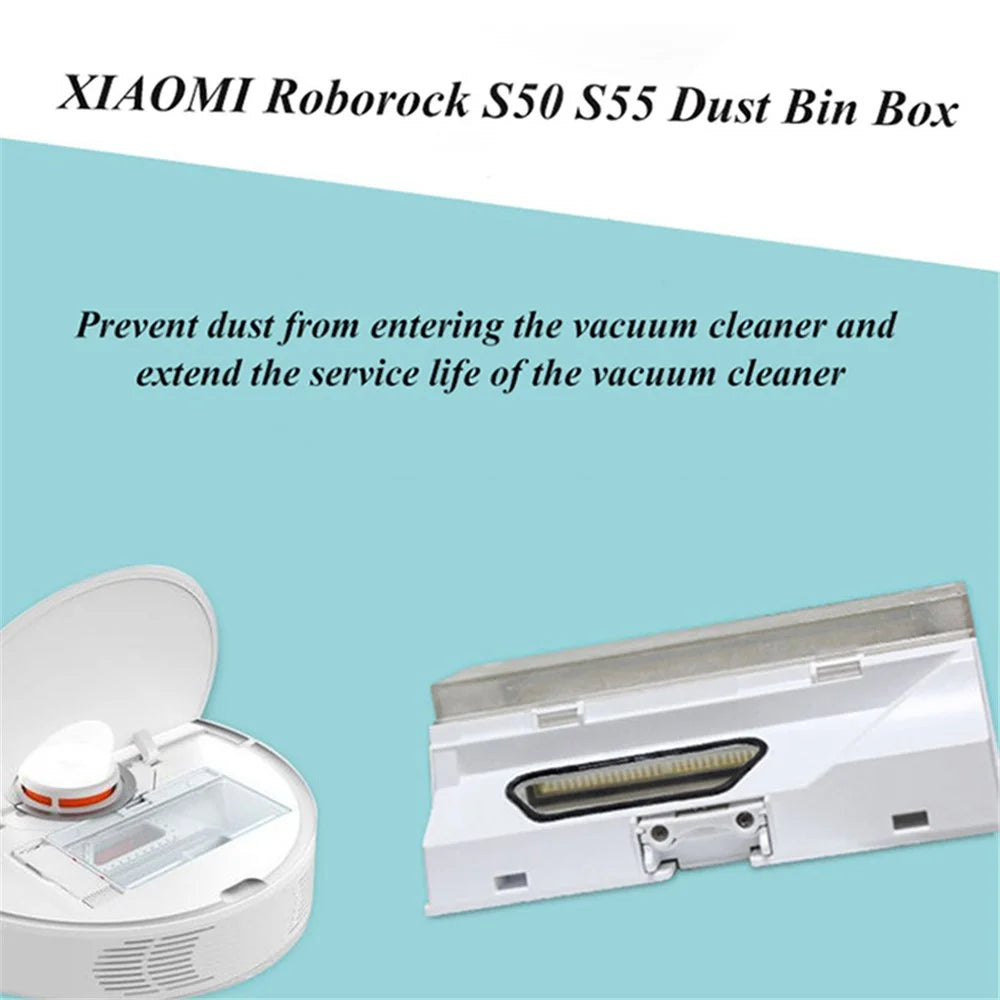For Xiaomi Stone Sweeper S50/S51/S52/S55/T6 Cleaning Dust Bin Dirt Bucket Dust Collector Replacement - 2