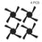 For Neato Botvac D70E / D75 / D80 / D85 4Pcs Side Brush Sweeping Robot Vacuum Cleaner Replacement Parts - 1