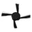 For Neato Botvac D70E / D75 / D80 / D85 4Pcs Side Brush Sweeping Robot Vacuum Cleaner Replacement Parts - 4