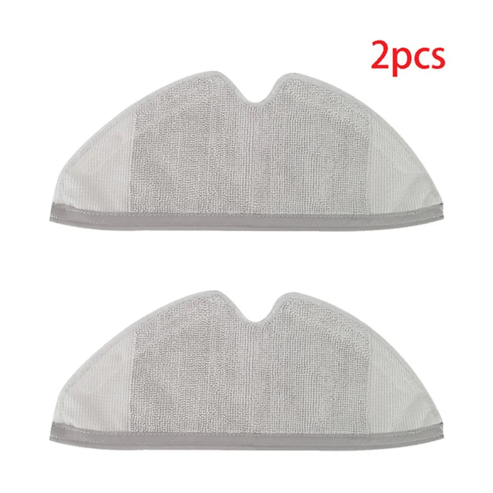 2Pcs For Roborock Q5 Pro / Q8 Max / Q8 Max+ / S50 / S51 / T6 / T7 / S50 / S60 Replacement Mopping Pads Washable Vacuum Cleaner Mop Cloth - 1
