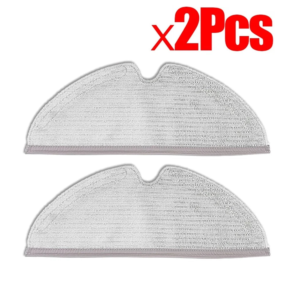 2Pcs For Roborock Q8 Max / Q5 Pro / Q8 Max+ / S50 / S60 / T6 / T7 / S5 Max / Q7 Robot Vacuum Cleaner Replacement Parts Mop Pads Cleaning Cloth - 1