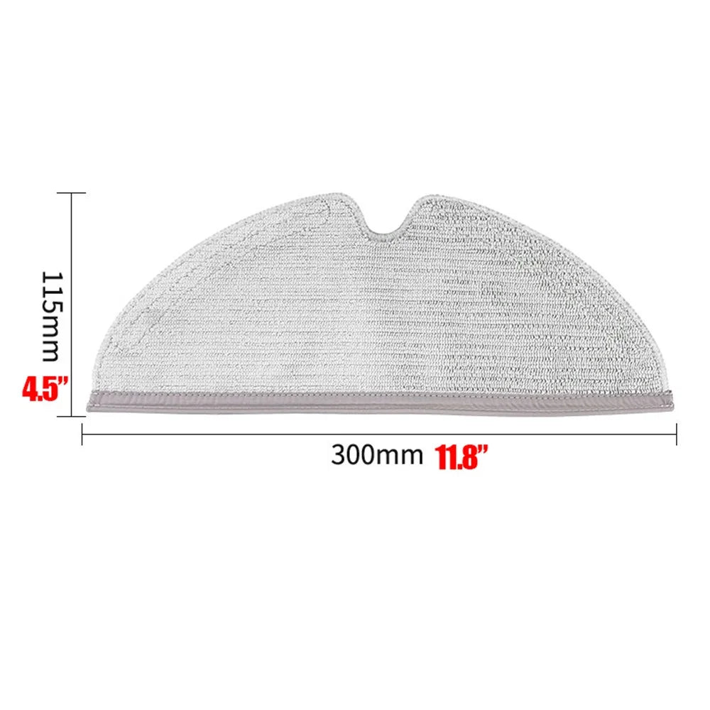 2Pcs For Roborock Q8 Max / Q5 Pro / Q8 Max+ / S50 / S60 / T6 / T7 / S5 Max / Q7 Robot Vacuum Cleaner Replacement Parts Mop Pads Cleaning Cloth - 7